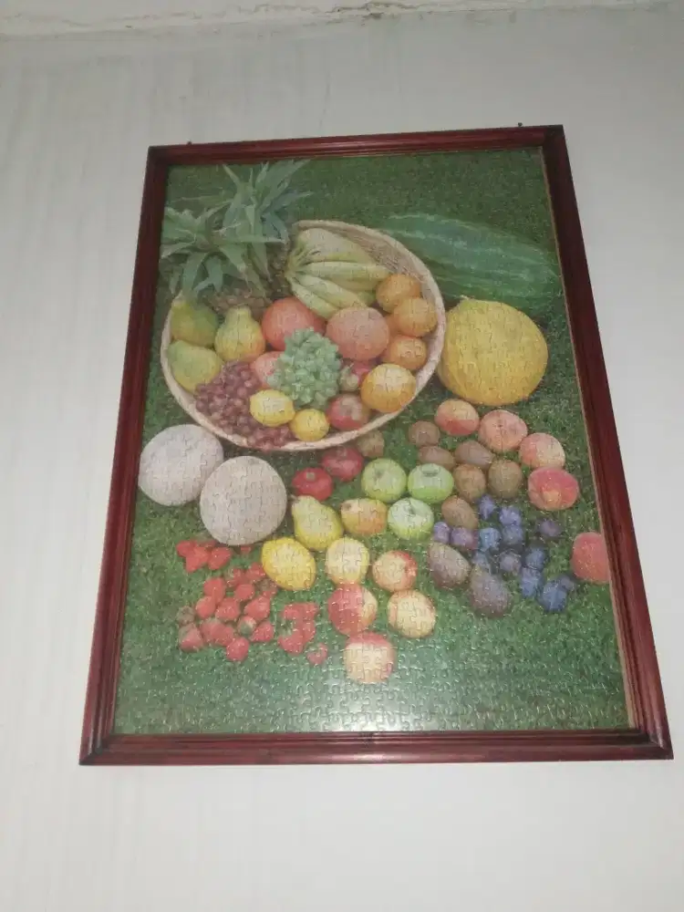 Puzzle + Pigura 500 , 1000 , 1500 , 2000 pcs puzle puzel hiasan