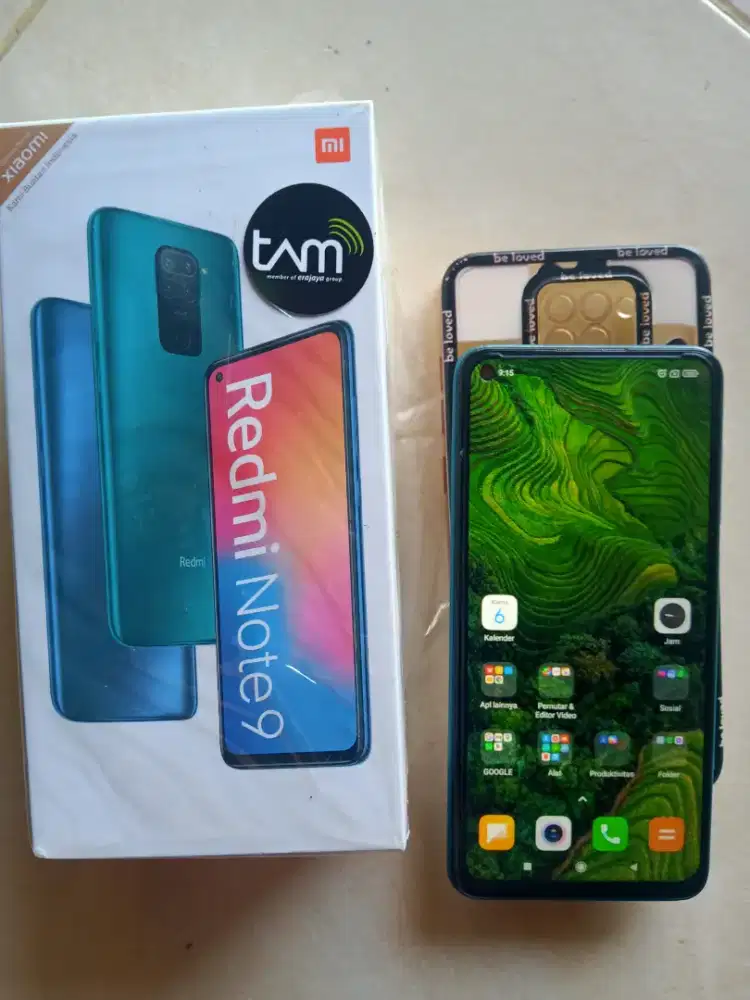 XIOMI REDMI NOTE 9 RAM 6/128 GB MULUS ORI SEGEL FUNGSI NORMAL