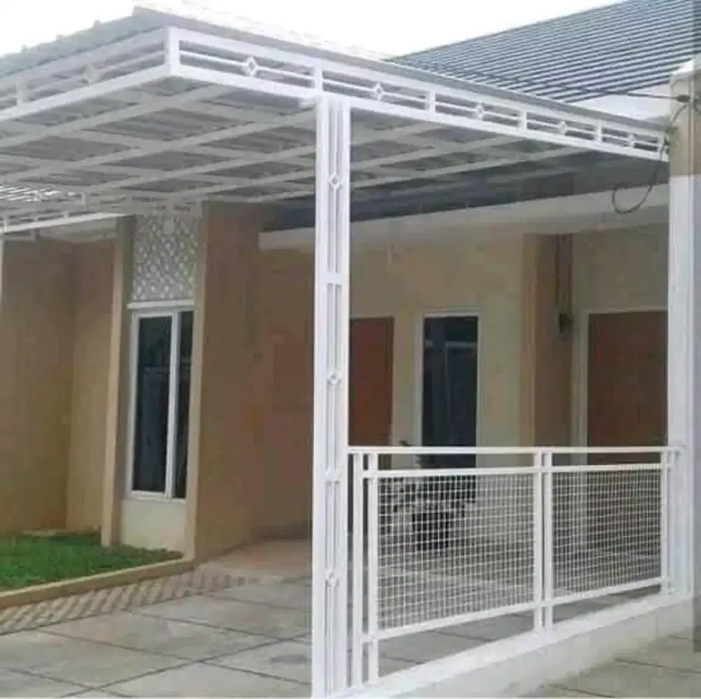 model2 kanopi berkualitas bahan besi holo galpanis anti karat