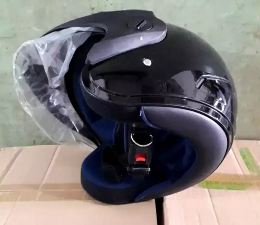 HELM HONDA Bawaan Dealer Warna Hitam, SNI,  FREE Antar Area DPS