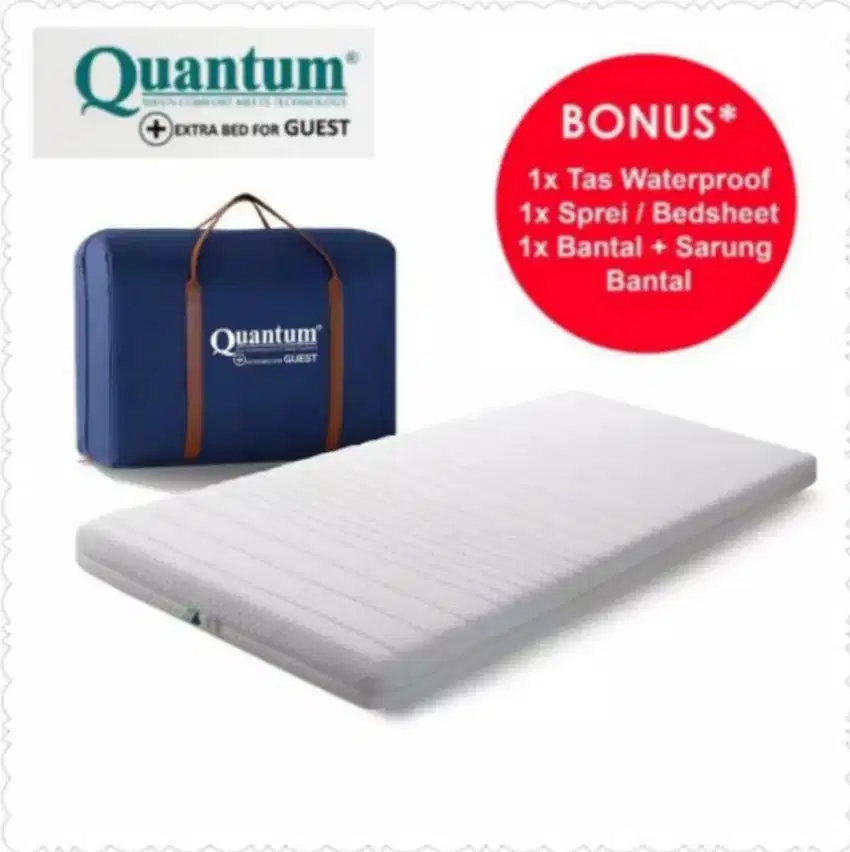 Promo kasur quantum Guestbed - Banyak bonusnya