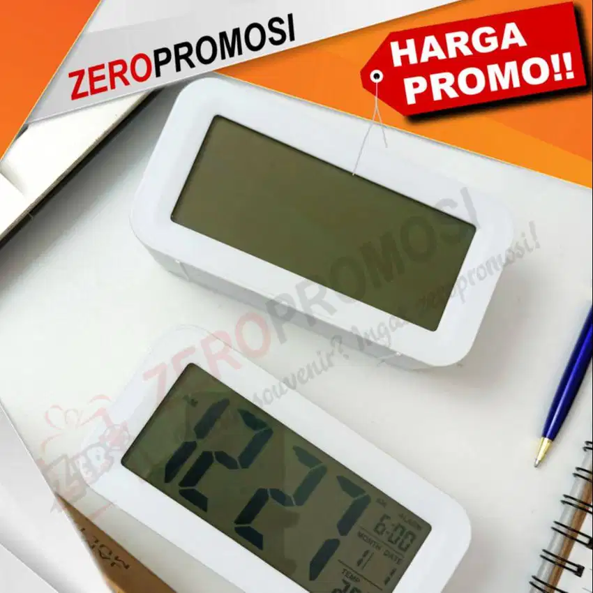 Promosi New Souvenir Jam Digital Multifungsi Led Custom Logo