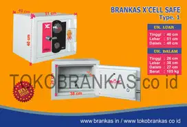 Brankas SNI Brangkas XCELL type1 Lemari besi Safety Cash Box