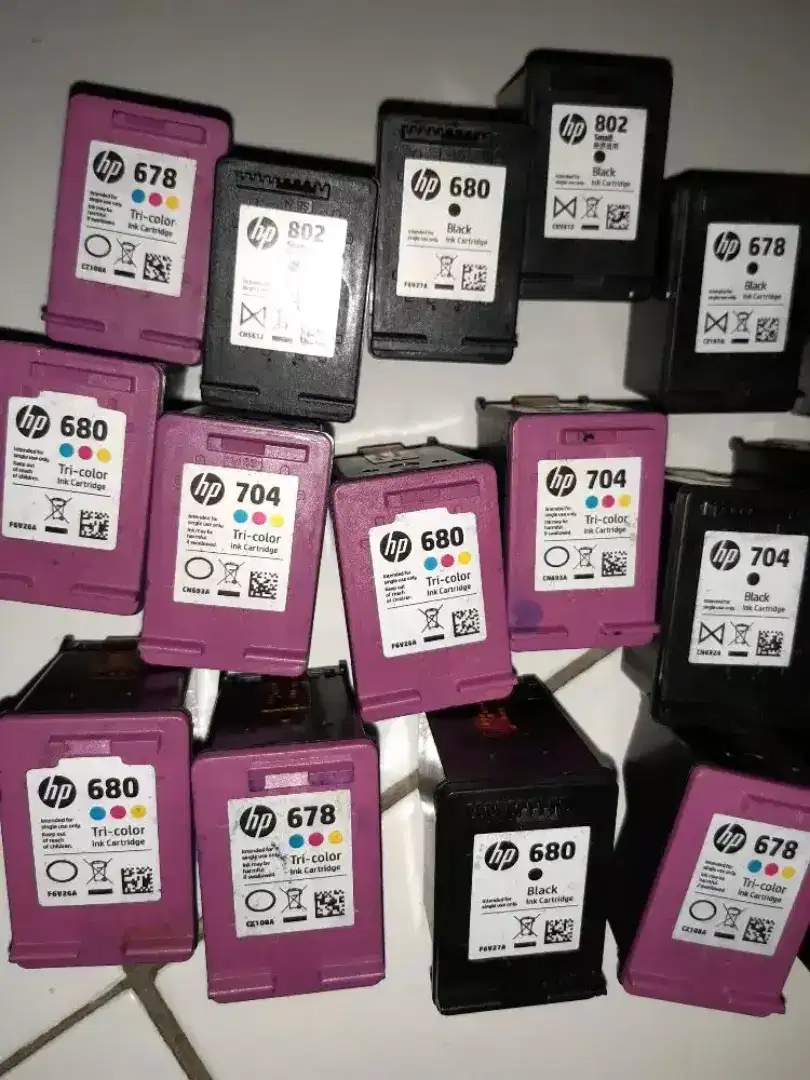 Dibeli ketrid bekas 678. 680. 802. 803. 682