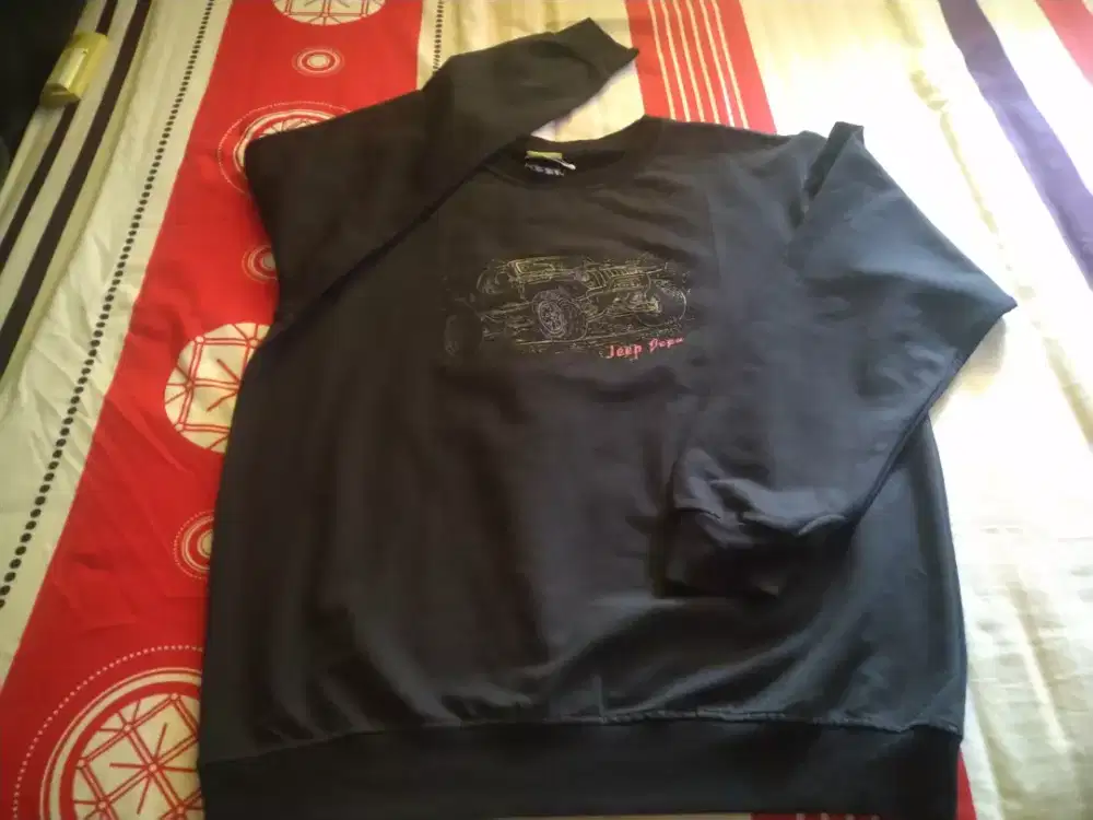 Crewneck Jeep black wash