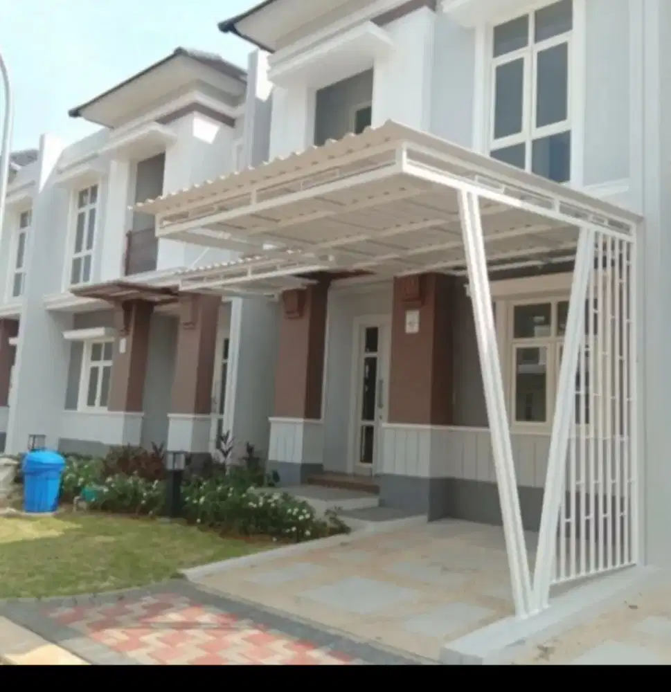 Kanopi minimalis lokasi Tangerang Pamulang