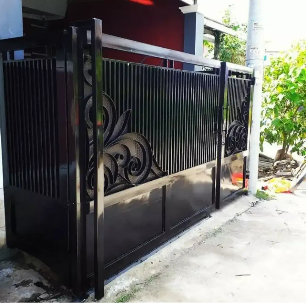 Pagar motif minimlis