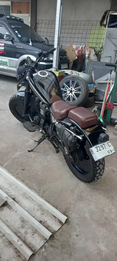 Jual Yamaha Byson 2013 modif Bobber - Motor Bekas - 913980303