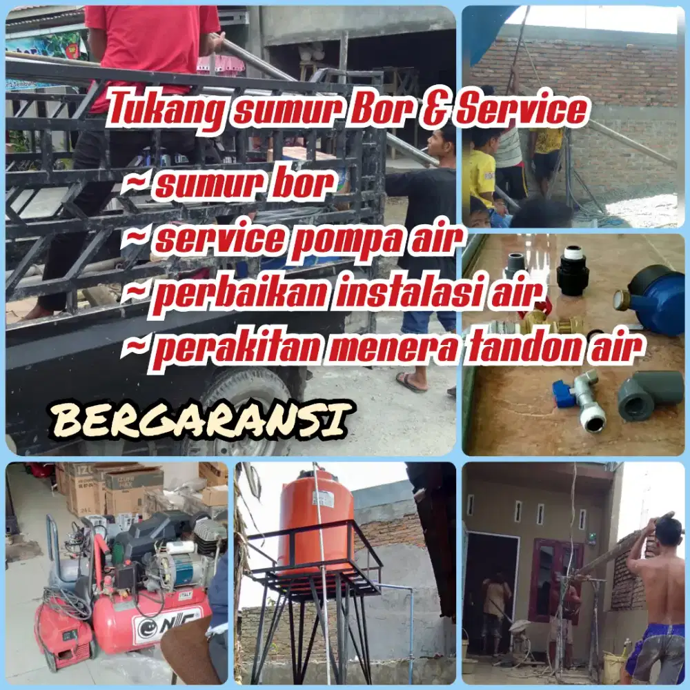 Jasa service dan bor