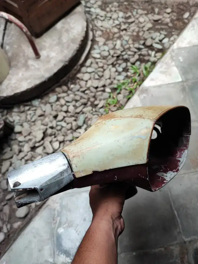 Batok Stang Atas Bawah Vespa PS PX Series Original Paint Omniplast SpA