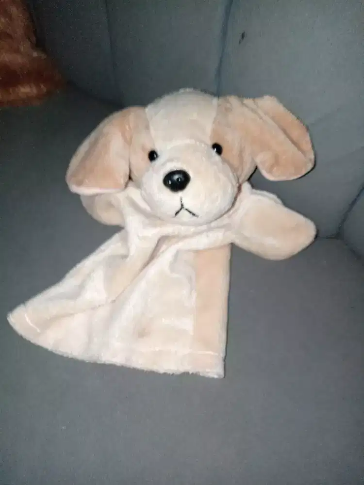 Boneka tangan funny dog