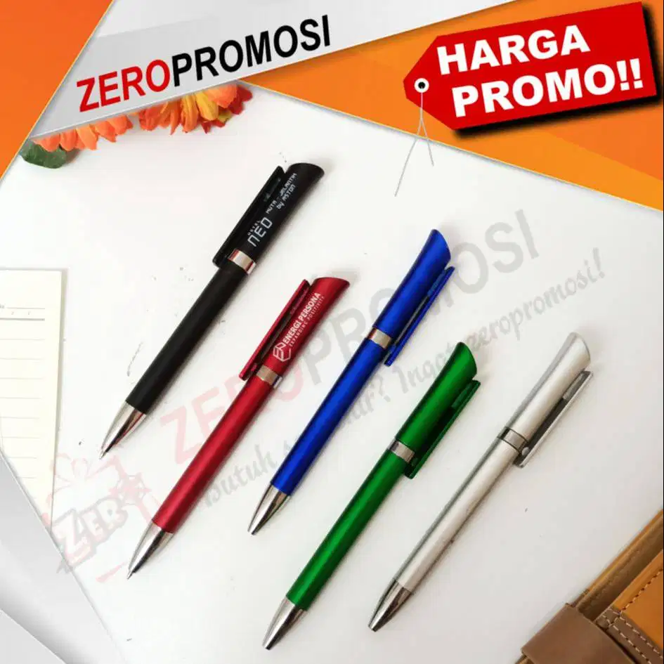 Souvenir Pen 738 Plastik Eksklusif Bisa Cetak Logo