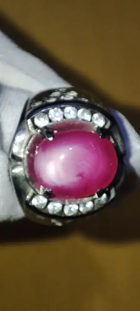 Koleksi Pribadi ! Natural Ruby Corundum (Serat Patwa)