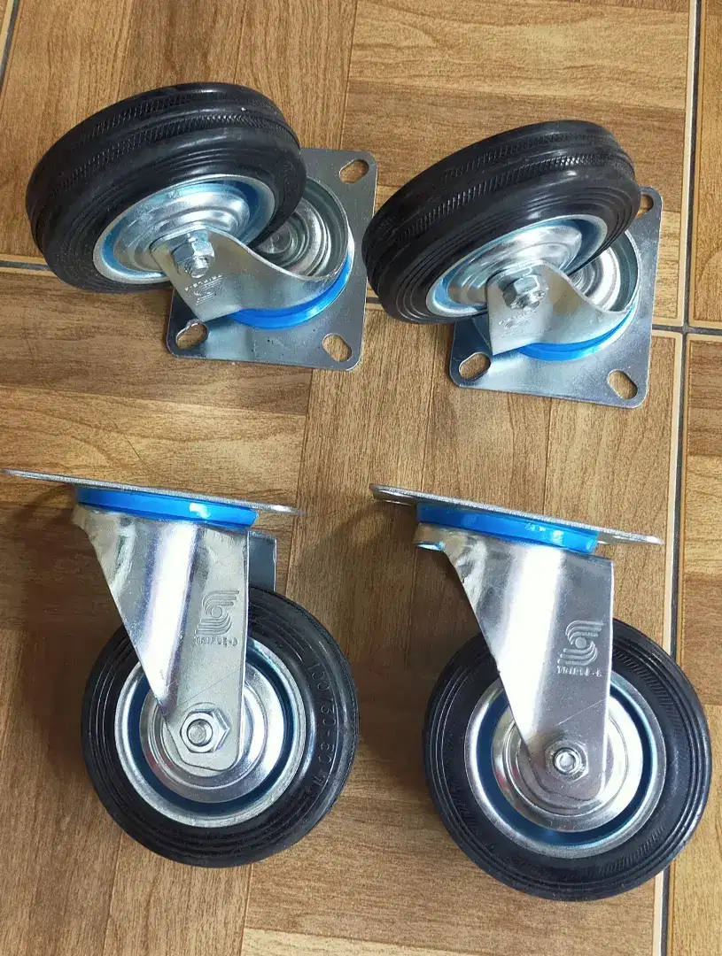 Roda castor karet murah