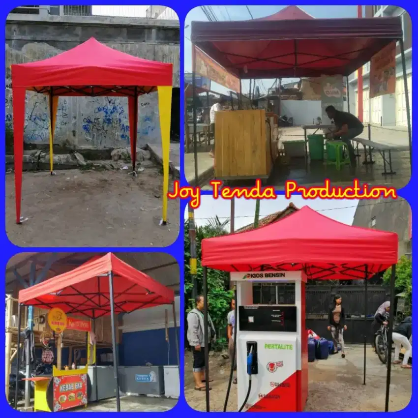 tenda lipat usaha carport cafe