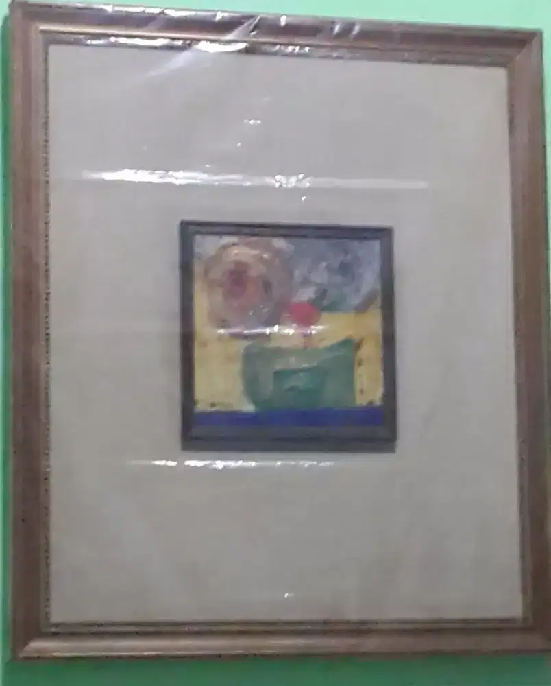 Pajangan dinding lukisan abstrak