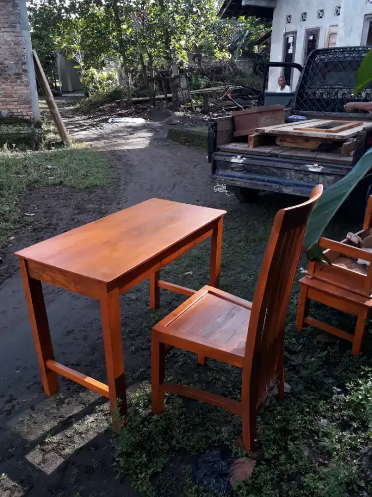 Meja belajar meja makan meja warung meja angkringan