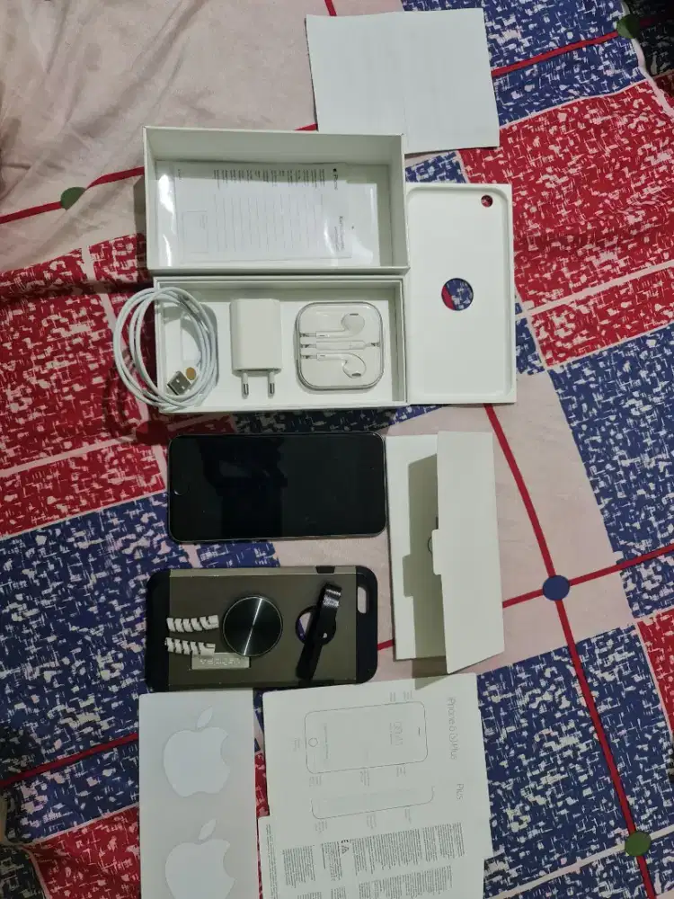 Iphone 6s Plus Space Gray 32 GB Full Set