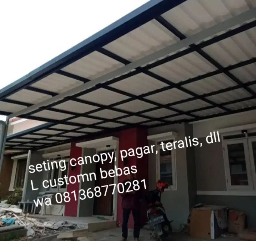 Canopy, pagar, teralis jendela, teralis pintu