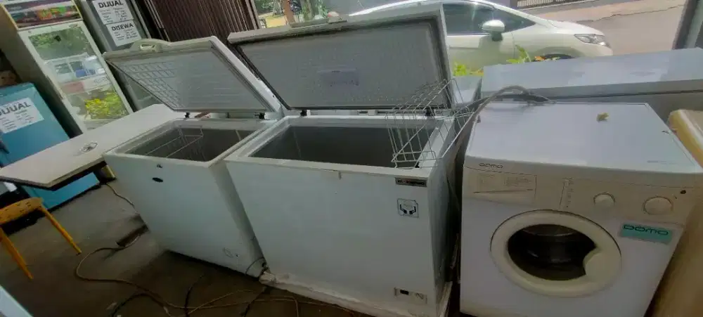 Chest Freezer Box GEA AB-210, 212 Liter, 141 W, SECOND SIAP PAKAI, BDG