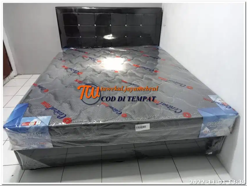 FUL SET DIVAN DAN KASUR BUSA CENTRAL TEBAL 20 CM GARANSI 10 THN