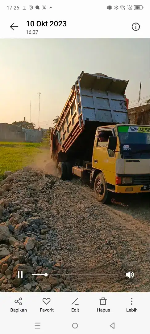 Tanah Urug Padat Rata