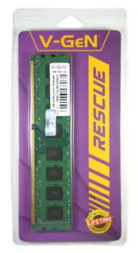 V-Gen Ram 8Gb. DDR3. PC 12800. PC Memory