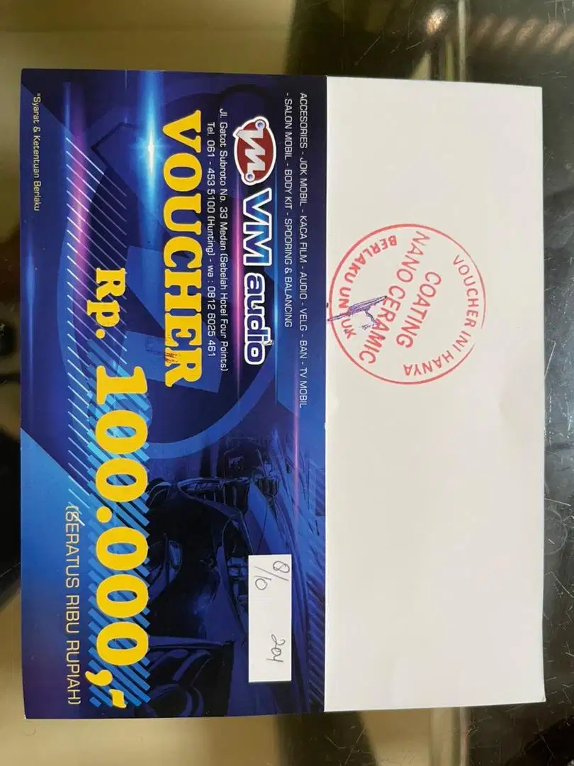 DI JUAL VOUCHER Nano Seramic Coating 3 Layer senilai 5Jt.