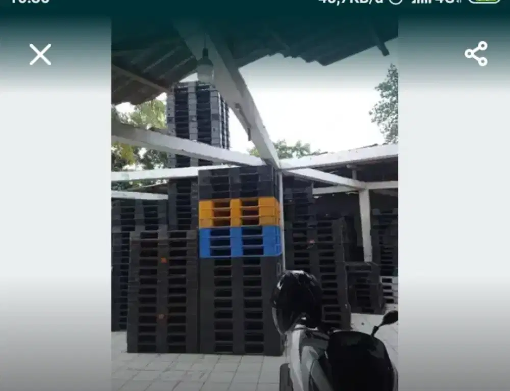 Jual beli palet plastik bekas dan baru semua ukuran harga murah