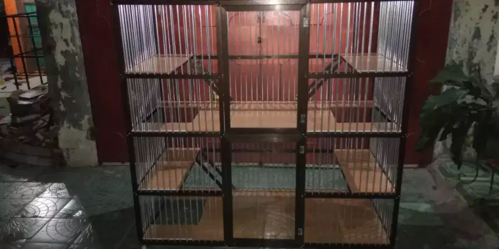 Kandang kucing Alumunium#jumbo