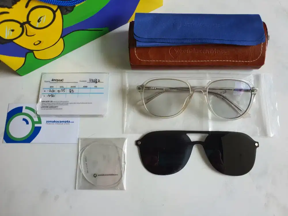 Kacamata Zonakacamata Clip-On Original !