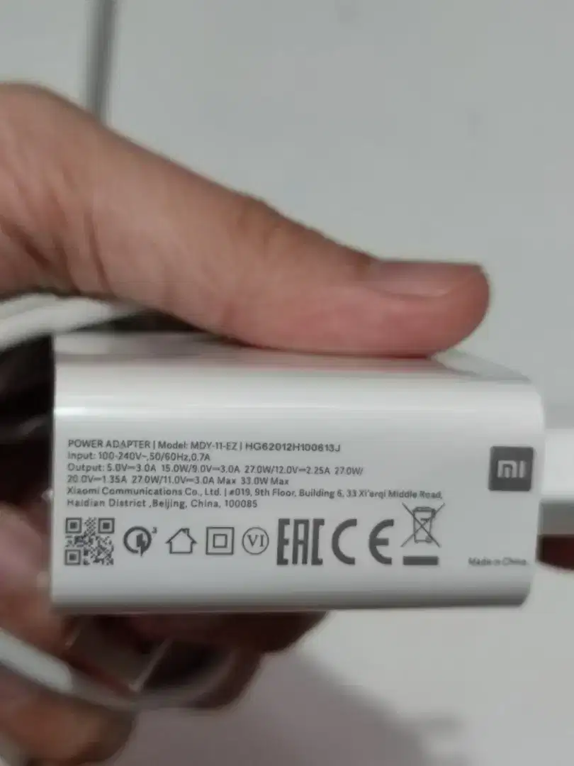 Charger xiaomi Turbo charging 33watt 33w original