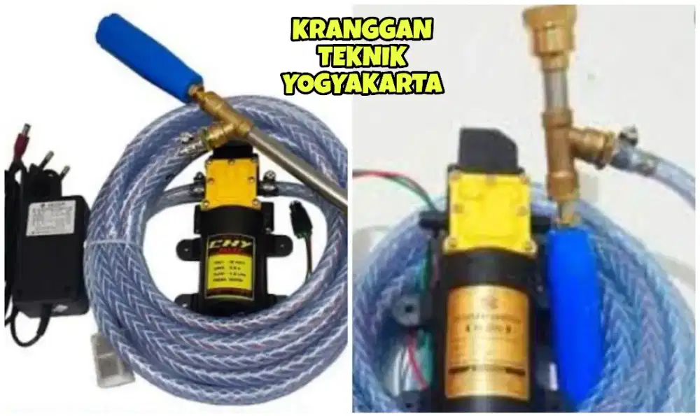 (KRANGGAN TEKNIK)jet cleaner steam dc 12 V alat cuci motor mobil