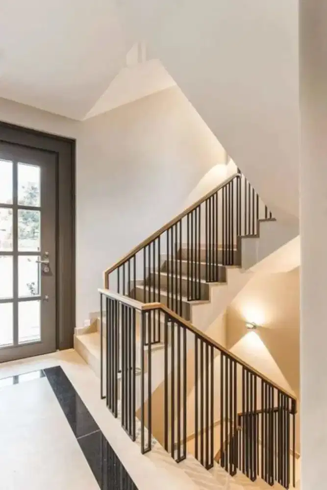 Relling pegangan kayu minimalis anti karat