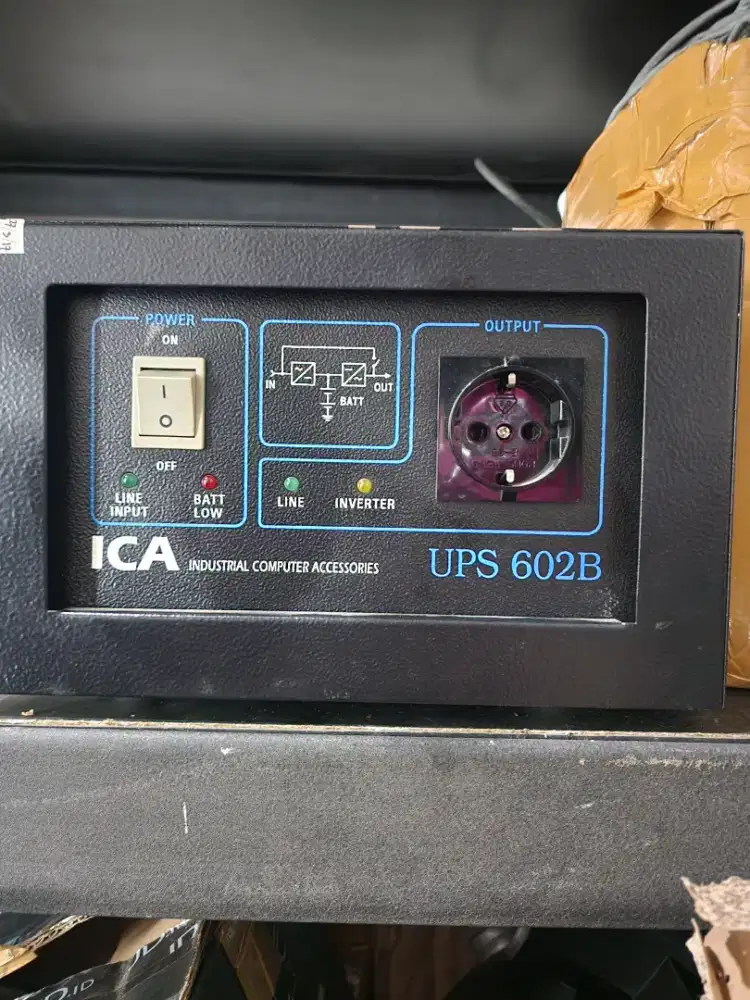 ICA UPS602B 1200VA 600w + 2 AKI GS