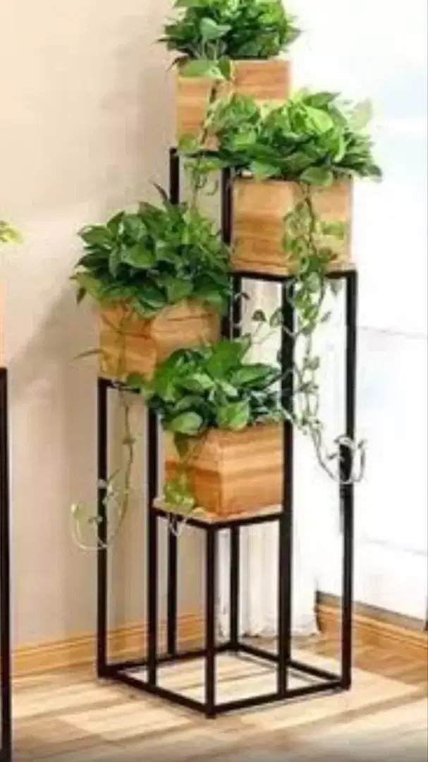 Rak pot bunga besi