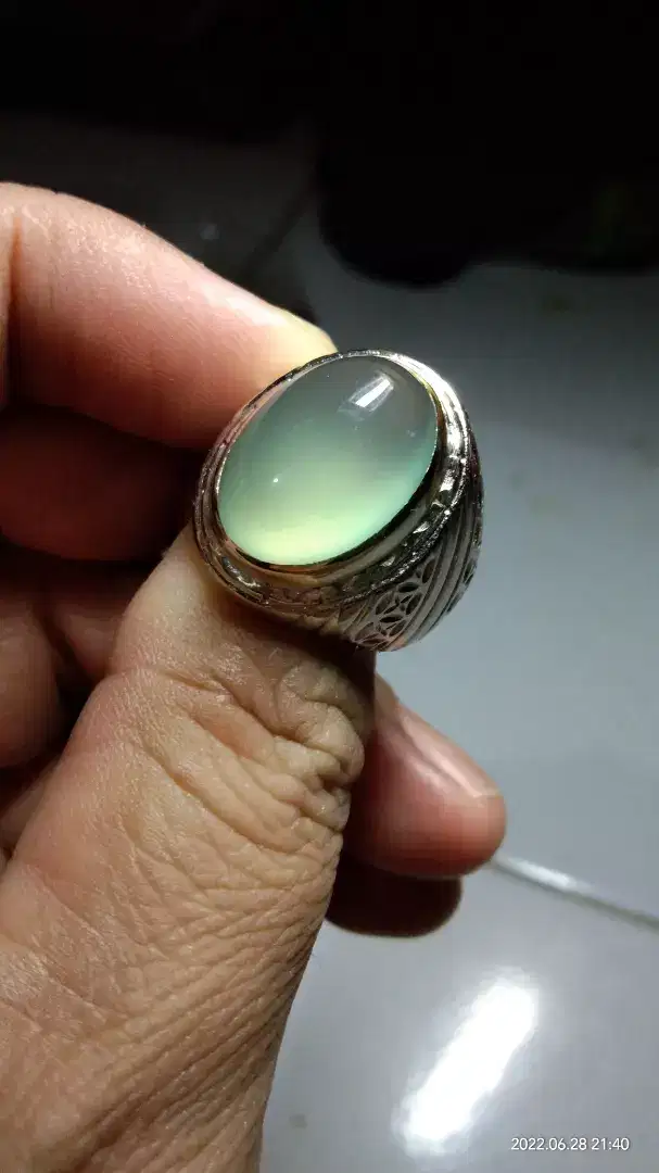 Akik Anggur Lumut Chalcedony