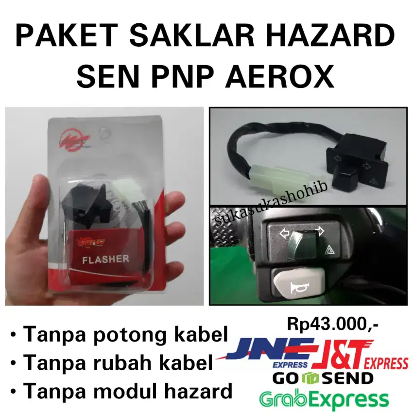 Saklar Hazard Sen PNP Aerox 155 Murah
