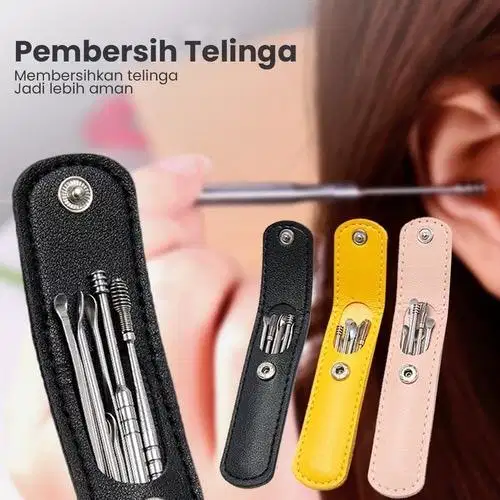 korek kuping set 6 pcs | alat pembersih telinga