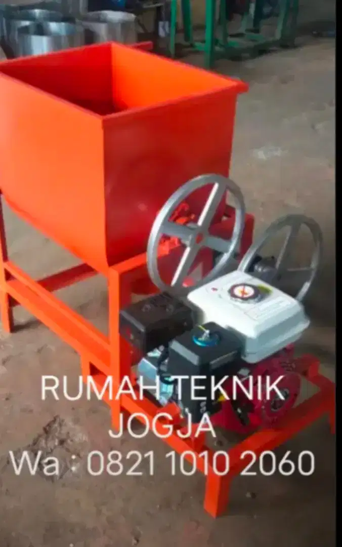 (RUMAH TEKNIK JOGJA)Mixer pengaduk kompos dll