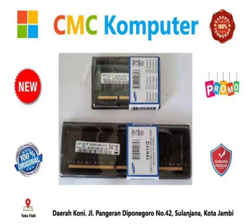 Memori komputer 8gb Memory Ram Ddr komputer Memori laptop MURAH BARU