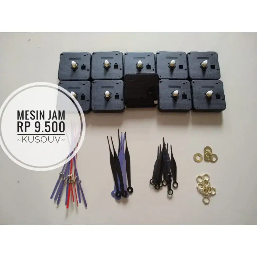 Mesin Jam Bisa Dinding Bisa Meja