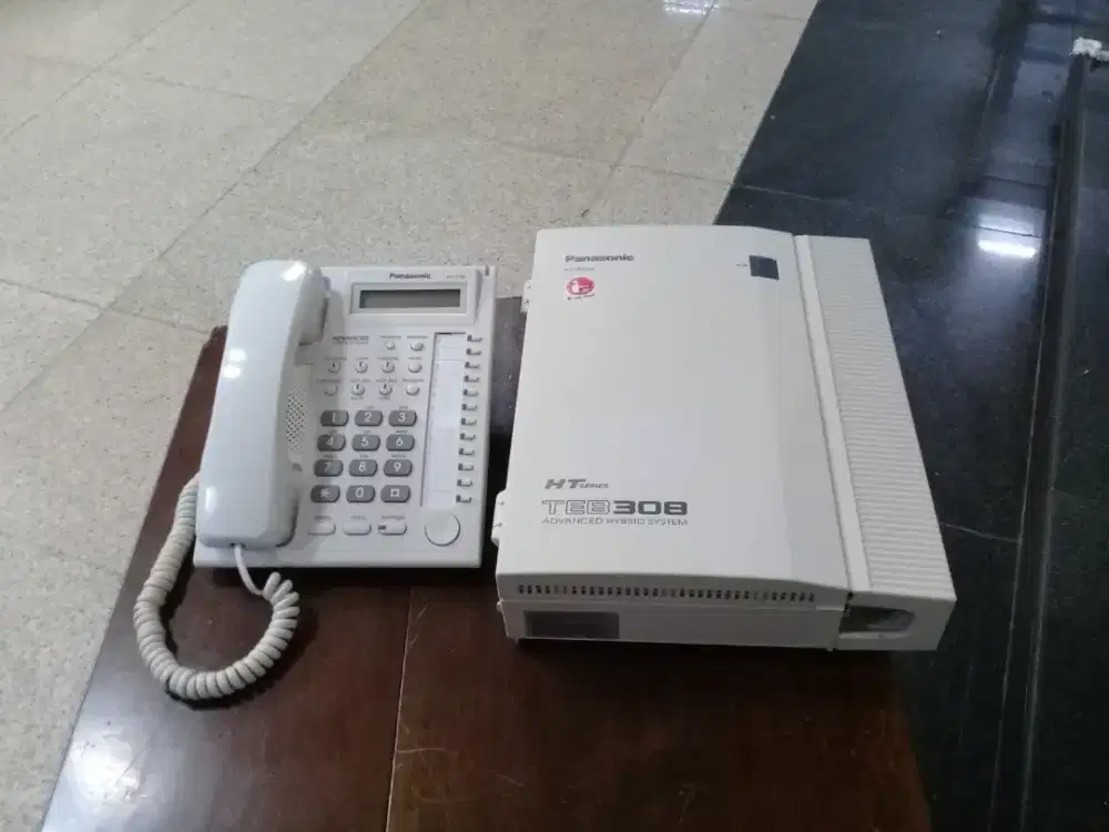 Jual murah PABX Panasonic KXTEB 308 Normal baik mulus siap pakai