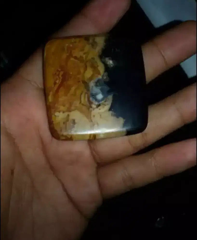 batu akik motif orang utan