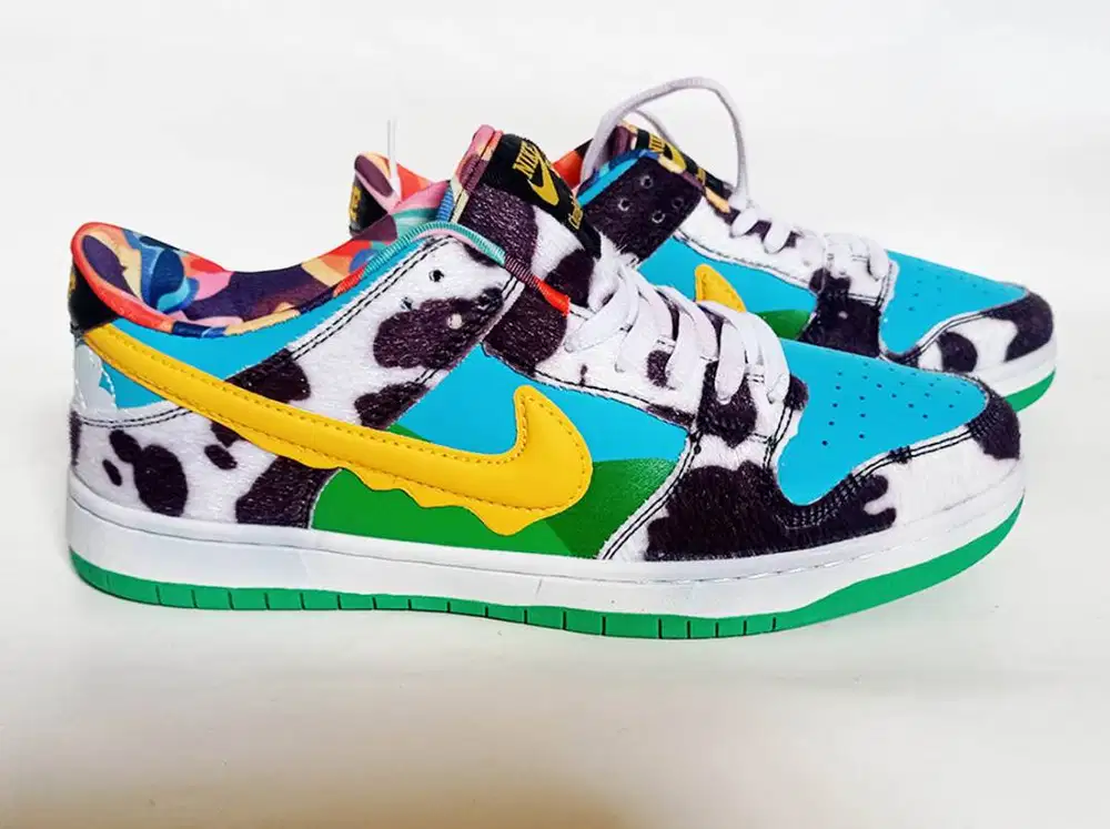 Sepatu Nike SB Dunk Leather Original Baru free Jaket Adidas