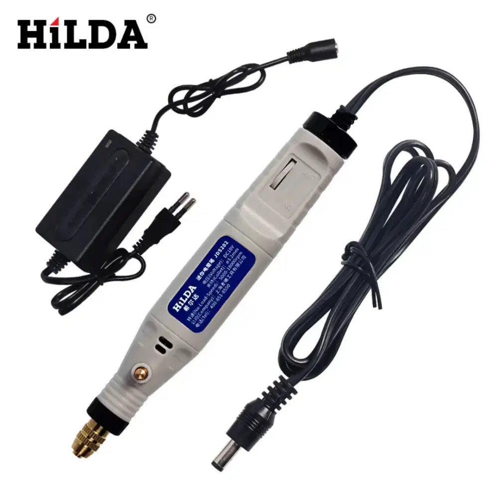 Hilda bor listrik mini rotary drill tool 18v 18000rpm