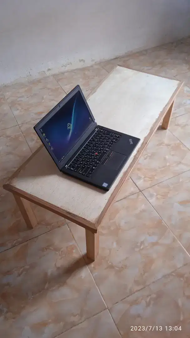 Meja Kayu Lesehan P:98 L:40 T:30cm (Finishing Kurang Rapi)