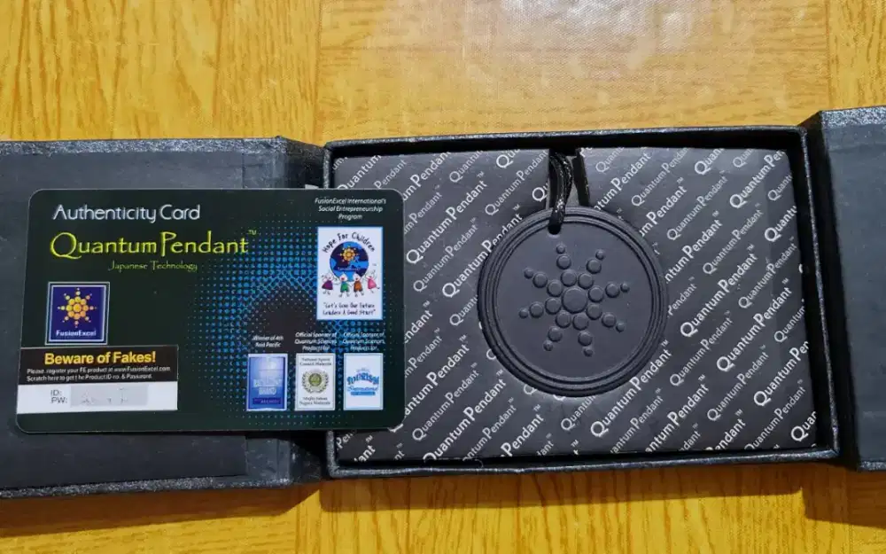 Kalung Batu Pendant kesehatan Fusion Excel Menambah Energy