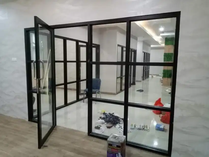 Kusen almunium, Folding gate, Rolling door, dll