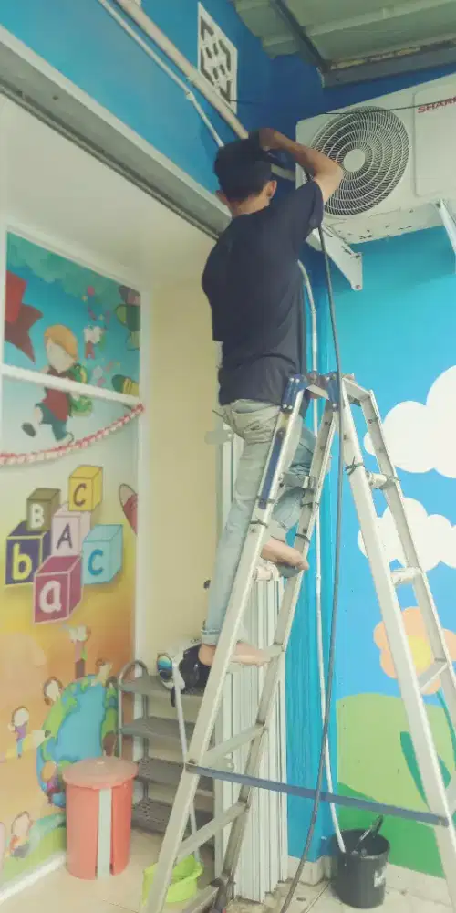 servis, bongkar psang, cuci, ac